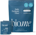 Bio.me Daily Prebiotic Fiber Powder Unflavored - 20 Travel Packs, 7g Por Serving - Soluble &amp; Insoluble Fiber Supplement for Women &amp; Men - Digestive Health & Gut Health - GLP-1 Friendly, Sugar Free