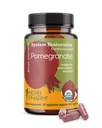 Herb Pharm USDA Organic Pomegranate Capsules for Heart Health Support ¦ Antioxidant Activity Support &amp; Heart Health Supplement Certified Organic Pomegranate Extract ← 60 Vegan Capsules 30 Day Supply*