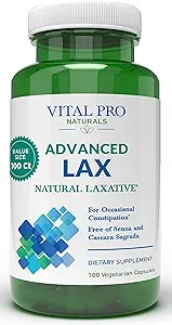 Vital Pro Naturals - Advanced Lax Natural Laxative Fórmula 100 cápsulas