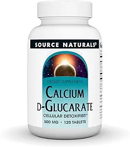 Fuente Naturales - Calcio D-Glucarate, 500 mg