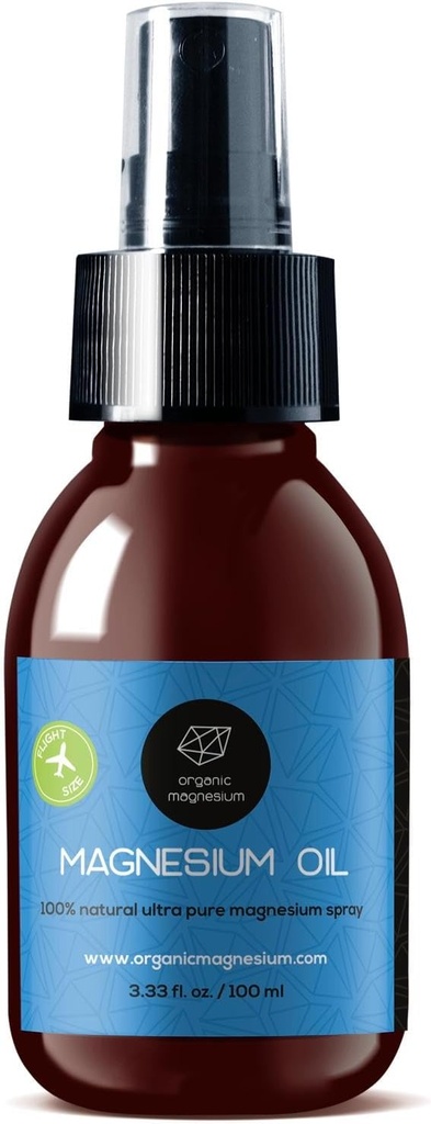 Aceite de esparcimiento de magnesio puro - 100% Puro cúpula de magnesio tópico para cáscaras de la antigua Zechstein Seabed ← Perfect for Sports, Relaxing " Sleep  durable for Adults " Kids (3,33 oz)