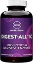 MRM Nutrición Digest-All ® IC Probióticos " Enzymes Digestivos " TEN Mejora de la Digestión y Absorción ANTE La Digestión Saludable ANTERI may Help with Bloating and Gas TEN Gluten-Free TEN 30 Servings
