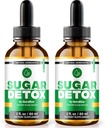 NutraRize (2 Pack) Sugar Detox Drops, SugarDetox Drops, 21-Day Sugar Detox Challenge, All-Natural Liquid Cleanse for Beginners, Premium Blood Formula Gotas Comentarios (60 Servings)