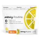 ROUTINE Morning Daily Hydration ← Electrolyte Powder Packets con Apple Sider Vinegar, Lemon y Sea Salt ← Keto &amp; Paleo-Friendly Electrolyte Drink Mix (30 Pack)