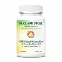 Dr Clark Green Black Walnut Blend - Freeze Dried Hull Suplemento dietético, Fórmula de Fuerza Extra de All Natural Walnuts, Supports Healthy Intestinal Environment, 360mg, 50 Gelatin Capsules