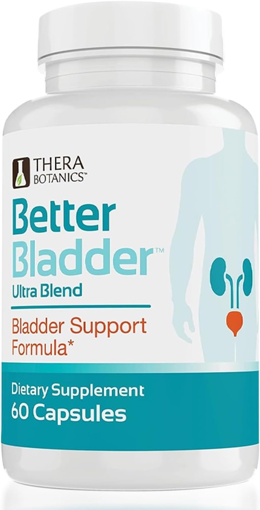 Better Bladder Ultra Control Supplement for Women & Men – Bladder Support Supplement Enhanced with Vitamin D3 to Help Reduce Urinary Leaks, Frequency & Urgency - 60 Count (1 Bottle)