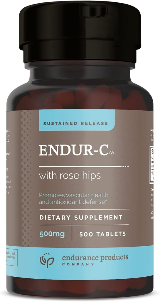 ENDUR-C with Rose Hips Sustained Release Vitamin C 500mg 500 Tabs