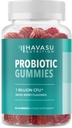 Gummies Probióticas para el Apoyo Digestivo y la Salud Gut - 1 billón CFU Bacillus Coagulans - 60 Conde - Estante estable, no GMO, libre de gluten, y vegetariano - 2 Mes de suministro, sabor mixto de Berry