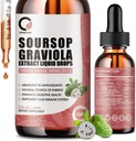 Soursop Graviola Liquid Drops - Soursop Extract Plus Sea Moss, Soursop Bitters Liquid for Cell Regeneration, Immune Boost, Relax, Antioxidante, Energy - 2 Fl Oz