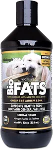 BiologicVET BioFATS - Contiene Omegas 3, 6 " 9 - con EPA, DHA " ALA - para perros " Cat - Skin " Joint Health Support - Incluye Fish, Flaxseed " Olive Oil - 12 fl. oz.