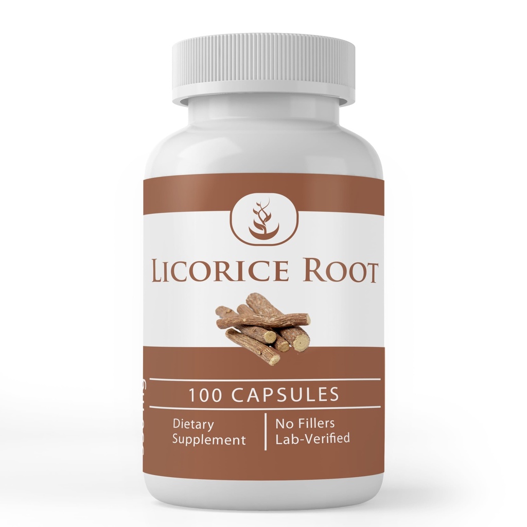 Pure Original Ingredients Licorice Root Extract (100 Capsules) Always Pure, No Additives Or Fillers, Lab Verified