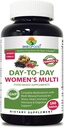 Briofood, Day-to-Day Food Based Women's Multi (180 Tablets) con Omegas de origen vegetal