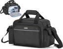 Trunab Home Health Nurse Bag Empty, Portable Medical Supplies Hospice, Home Visit, Hospital Interns, Black, Bag Only