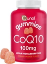Qunol CoQ10 Gummies por Qunol, 100 mg, Delicious Gummy Suplementos, Ayuda a apoyar la salud cardíaca, 60 ct