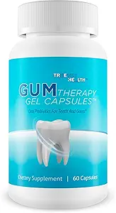 Gum Therapy Gel Capsules - Nuestro mejor Gum &amp; Teeth Support Probiotic - Oral Dental Probiotics Gum Health Supplements - Gum & Teeth Probiotics - Nuestros mejores probióticos orales para dientes y gomas - Gum Suplemento