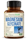 Magnesio puro Glycinate 200mg (Glicinato de Magnesio) – Suplemento de Magnesio Chelatado para el sueño, la relajación, el musculo " Bienestar de las mujeres - Mejor Absorbed Than Citrate o Oxide – 60 cápsulas Vegan