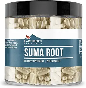 Elementos tercos Suma Root 200 Capsules, Puro ' Undiluted, No Additives
