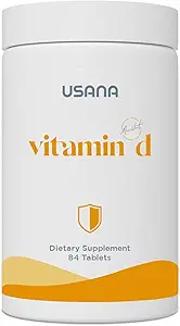 USANA Vitamina D Maximum-Strength 2,000 UI Vitamina D Suplemento para apoyar un sistema de inmunológico ya saludable* - 84 Tabletas