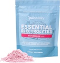 Paleovalley Essential Electrolytes Powder - Full Spectrum Watermelon Electrolyte Powder for Hydration, Energy and Muscle Recovery - No Sugar Added - 28 Servings