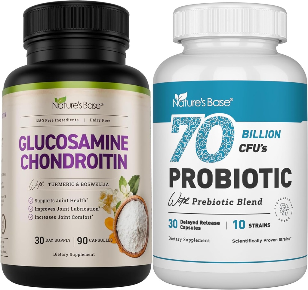 Base Glucosamina Condroitina + Probióticos 70 Billones CFU
