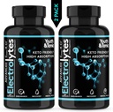 Suplemento de electrolito completo w Alta biodisponibilidad y Cmax Chloride Potassium Magnesium para la resistencia Muscle Recovery Mental Focus. Rehidratación rápida Salts y Keto Friendly Pills con 200 caps