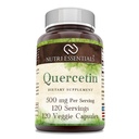 Quercetina 500 mg 120 Veggie Capsules Suplemento Silencio No GMO Silencio Gluten Gratis Silencio Made in USA