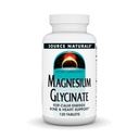 Fuente Naturales Magnesium Glycinate, Chelated for high Absorption  durable for Calm Energy, Bone & Heart Support*, 200 mg por Serving - 120 Tablets