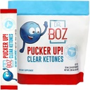 Dr. Boz - ¡Pucker UP! Ketones claros, 20 Packets - BHB líquido puro - Ketones exógenos rápidos - Aumentar la energía y la claridad - Max Strength - Calidad probado - Hecho en EE.UU. - Keto Diet - 0.34oz (10ml)