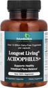 Futurobióticos más largos Acidophilus Plus Capsules, 100-Count