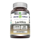 Amazing Formulas Lecithin 1200 Mg | Softgels Supplement | Non-GMO | Gluten-Free | Made in USA (1 Pack | 240 Count)