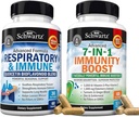 BioSchwartz Respiratory &amp; Immune Lung Support Supplement with Quercetin (1 Month Supply) Plus 7 in 1 Immune Support Supplement with Antioxidants (2 Month Supply)
