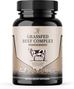 Beef Organ Supplement - Grass Fed & Pasture Raised - Total Body Wellness & Performance, Organ Complex with 3000mg of Desiccated Beef Liver, Heart, Kidney, Pancreas, Spleen (180 cápsulas)