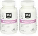 Mercado completo de alimentos, Wholezyme, 180 Cuenta (Pack de 2)