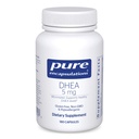 Encapsulaciones puras DHEA 5 mg - Soporte Inmunitario &amp; Saldo de hormonas* - Micronized DHEA - Gluten Free & Vegan - 180 cápsulas