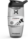 Promixx Pursuit Protein Shaker Bottle (24 oz) – Silent No-Ball Mixer, Leak-Proof Lid, BPA/BPS & Phthalate-Free ECOZEN – Easy-Clean Shaker Cup for Protein Shakes, Pre " Post-Workout Smoothies