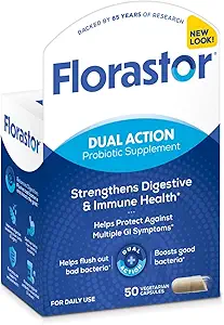 Florastor® Dual Action Probiotic Suplemento