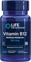 Extensión de la vida Vitamina B12 Metilcobalamina 500mcg - Vitamina B12 Suplemento para la Energía General y la Salud del Cerebro - Azúcar Lozenges Vegetarianos Libres Disuelve en Su Boca - Una vez Daily - 100 Cuenta