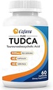 TUDCA 500mg Suplemento, soporte para hígado y vesícula biliar, sal de bisagra purificada genuina con sabor amargo, libre de gluten, no GMO - 60 cápsulas