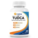 TUDCA 500mg Suplemento, soporte para hígado y vesícula biliar, sal de bisagra purificada genuina con sabor amargo, libre de gluten, no GMO - 60 cápsulas