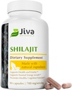 Jiva Botanicals Shilajit Capsules 700 mg – Shilajit Extract with Fulvic Acid – Shilajit Supplement for Men ' Women – 90 Vegan Capsules for Daily Wellness - 90 Count (Pack of 1)