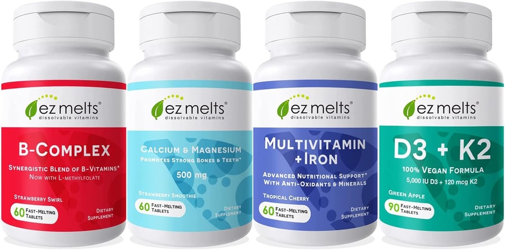 EZ Melts Wellness Starter Pack, Sugar-Free, 1-3-Mes