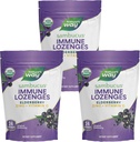 Manera de la naturaleza Sambucus Immune Lozenges, Zinc + Vitamina C, Black Elderberry Extract, USDA Certified Organic, Original Berry Flavored, 24 Lozenges (Packaging May Vary) - 3 Pack