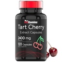 Tart Cherry Capsules (2400 MG - 120 Conde) Silencio de Montmorency Cherry Extract Silencio Proporciona Antioxidantes, Anthocyanins, " Phytonutrients ¦ Tart Cherry for Sleep and More! ← Non-GMO, Made in The USA!