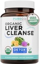 Orgánica de limpieza del hígado Detox " Reparación (Vegante, No GMO) Extracto de esteto de leche (80% Silymarin), Dandelion Root, Artichoke Leaf, Yellow Dock - Liver Health Support Suplemento - 60 cápsulas (Sin píldoras)