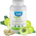 One Planet Nutrition Nano Amla 500 mg Veggie Capsules (120 Servings), Amla Fruit Extract, High in Vitamin C for Collagen Production & Immune Support, Non-GMO, Vegan, Gluten-Free