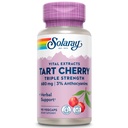 SOLARAY Triple Strength Tart Cherry Extract - Tart Cherry Capsules con antioxidantes y anthocyaninas para Uric Acid Levels Soporte - Vegan, 60-Day Garantía - 45 Servimientos, 90 VegCaps