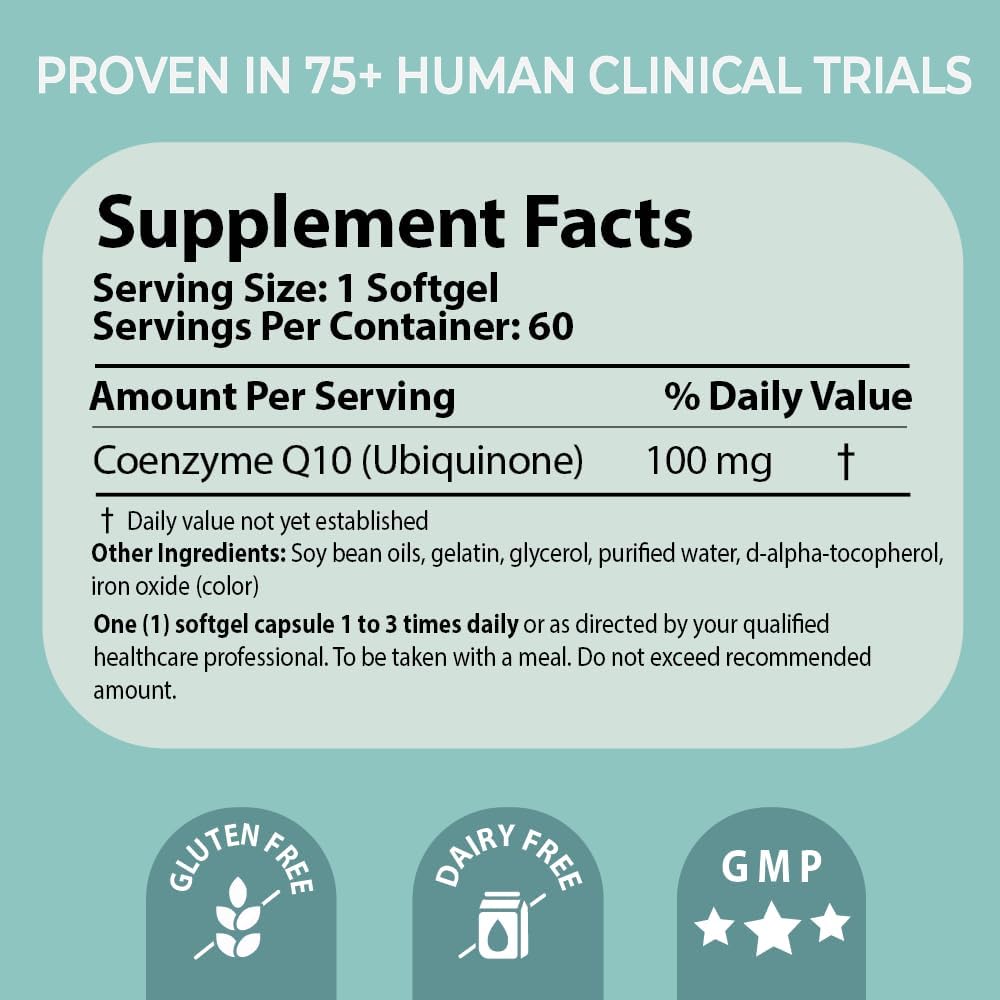 Farm Nord Bio-Quinone Gold Coenzyme Q10 100mg TEN The Original CoQ10 TEN High Absorption, Backed by Research ← Essential Antioxidant for Energy, Heart Health and Fertility Support* TEN 150 Softgels