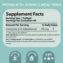 Farm Nord Bio-Quinone Gold Coenzyme Q10 100mg TEN The Original CoQ10 TEN High Absorption, Backed by Research ← Essential Antioxidant for Energy, Heart Health and Fertility Support* TEN 150 Softgels