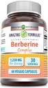 Amazing Formulas Berberine with Bitter Melon &amp; Banaba Extract Complex ← 1250 Mg Per Serving Silencio Veggie Capsules ← Non-GMO TEN Gluten-Free TEN Made in USA (60 Count TEN 1 Pack)