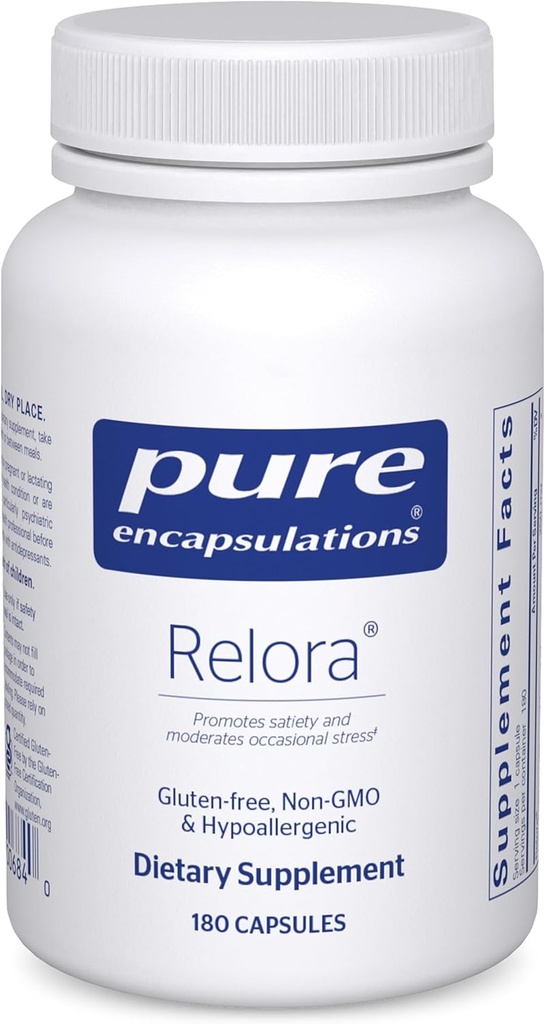 Pure Encapsulations Relora ← Hypoallergenic Supplement Promotes Healthy Cortisol and DHEA Production and Moderates Occasional Stress  180 Capsules